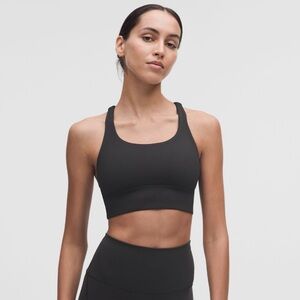 Lululemon energy longline Black Women's Sports Bra